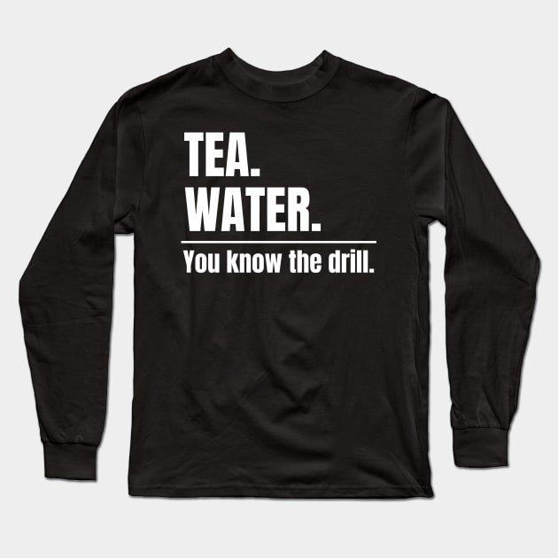 Tea. Water. You know the drill. Alternate Fasting Long Sleeve T-Shirt by MalibuSun